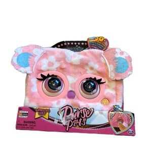Purse Pets Bamboo Boo Koala Pink Purse Bag Kids Talking Moving Eyes NEW